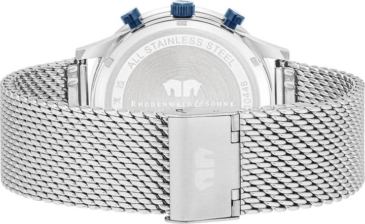 Image du produit Hommes Chronographe Flight Capitaine en acier inoxydable Argent - 34126 (Chronographe, 43.80 mm)