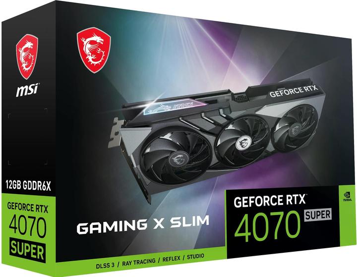 Productafbeelding MSI GeForce RTX 4070 SUPER 12G GAMING X SLIM (12 GB)