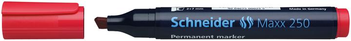 Produktbild Schneider Permanentmarker Maxx 250 Strichstärke: 2-7 mm Schreibfarbe: rot (Rot, 7 mm, 1 x)