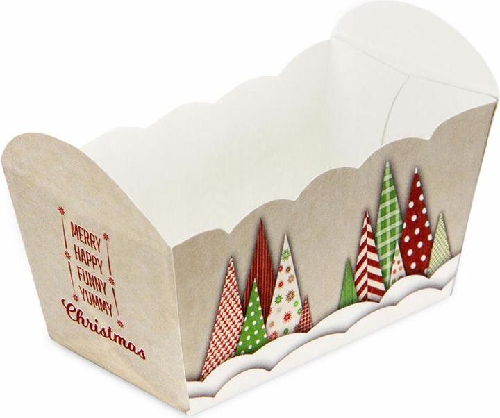 Produktbild Städter Papier-Backform Yummy Christmas 7x4x4 cm 10er (7 cm)