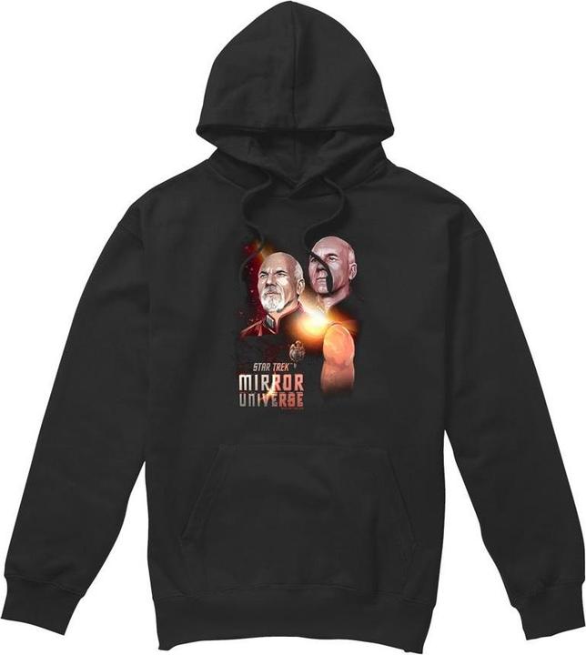 Immagine prodotto Mirror Felpa con Cappuccio Jean-Luc Picard Uomo (S)