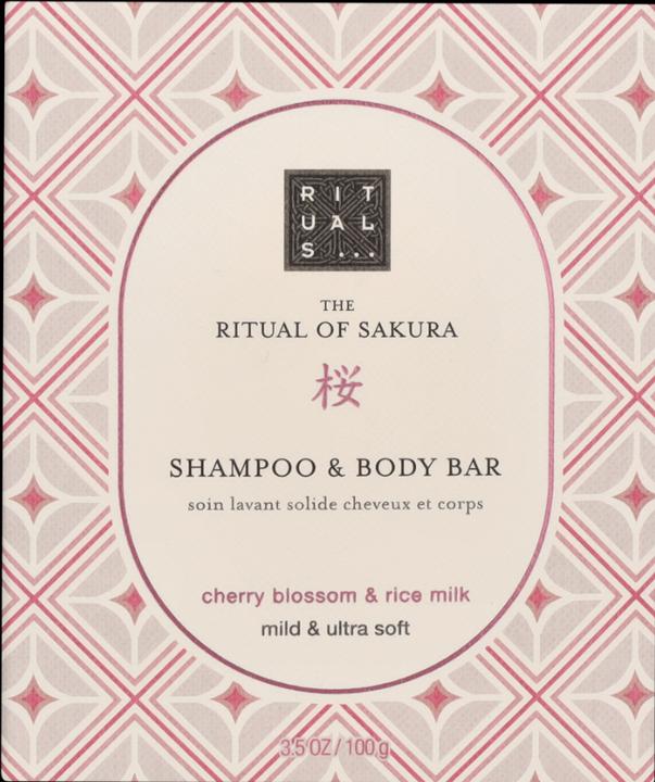 Actual product image Rituals The Ritual Of Sakura Shampoo & Body Bar 100 g (Solid shampoo)