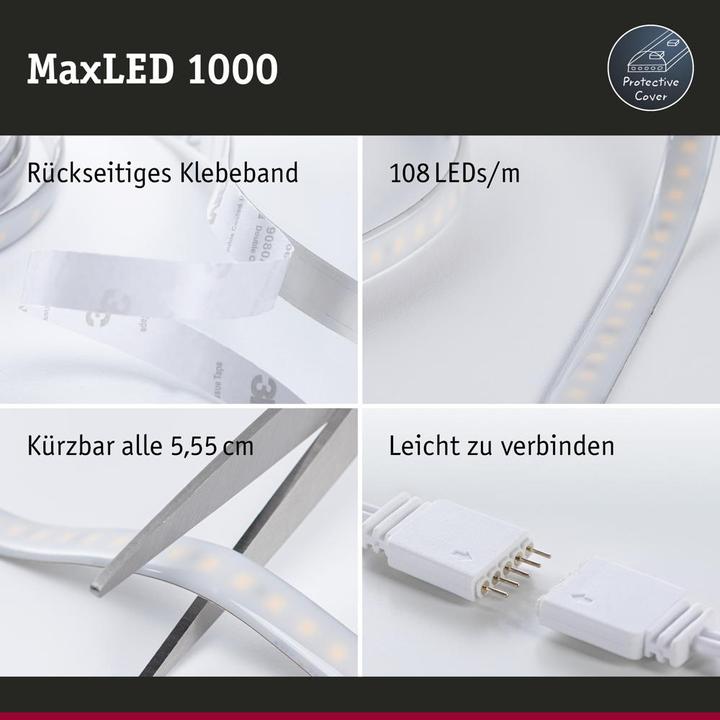 Immagine prodotto Paulmann Set di strisce MaxLED 1000 (Bianco, 300 cm, Interno)