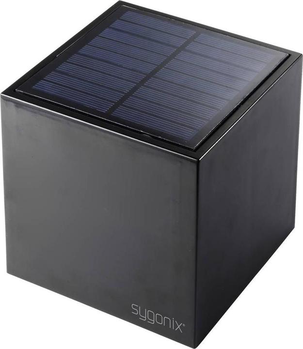 Immagine prodotto Sygonix SY-5499356 Lampada da parete solare 0,9 W bianco caldo nero (55 lm, IP44)