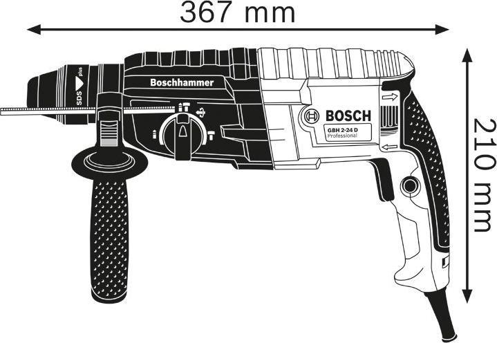 Actual product image Bosch Professional GBH 2-24 DRE (Electrical connection)