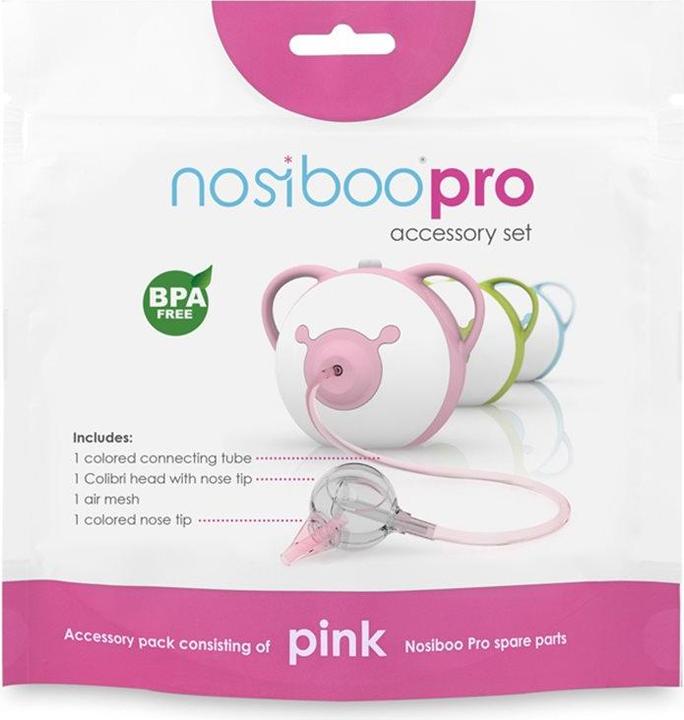 Produktbild Nosiboo Pro Accessory Set zum elektrischen Nasensauger rosa
