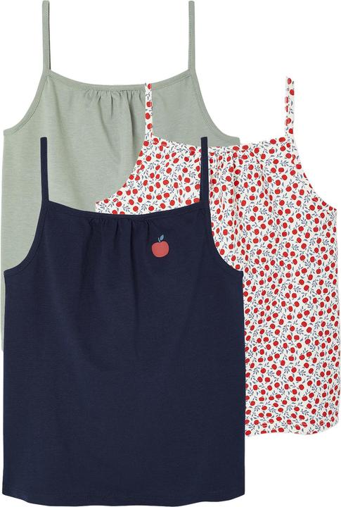 Vertbaudet 3er-Pack Mädchen Trägertops BASIC (92)