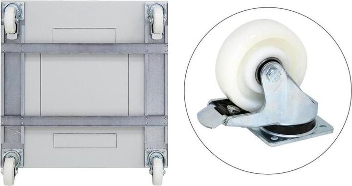 Immagine prodotto Triton RAX-RK-H86-X1 - Set di rulli con telaio di rinforzo 800x600 per RDA con portata di 1900 kg