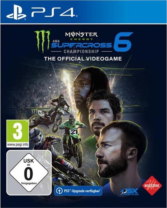 Actual product image Milestone Monster Energy Supercross - The Official Videogame 6 (PS4, DE)