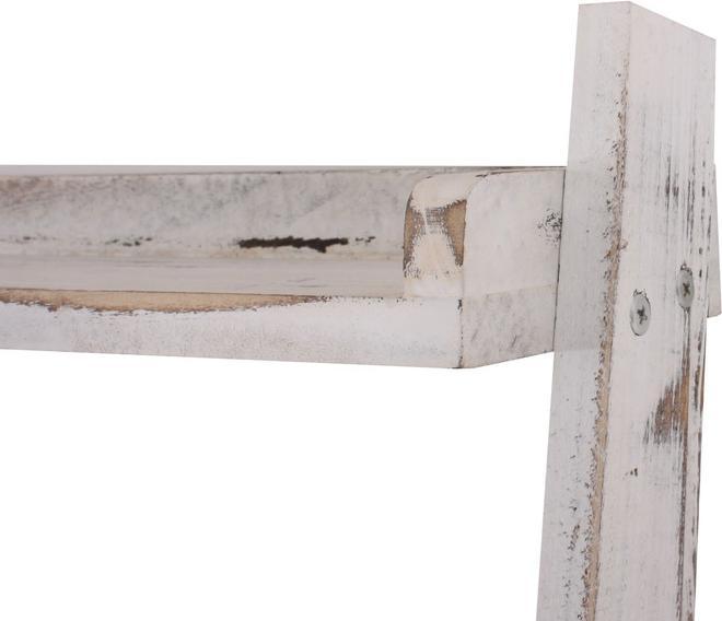Produktbild Mendler Regal Standregal Pflanzregal Blumenständer, 119x64x38cm, Shabby-Look, Vintage – weiss - 10113