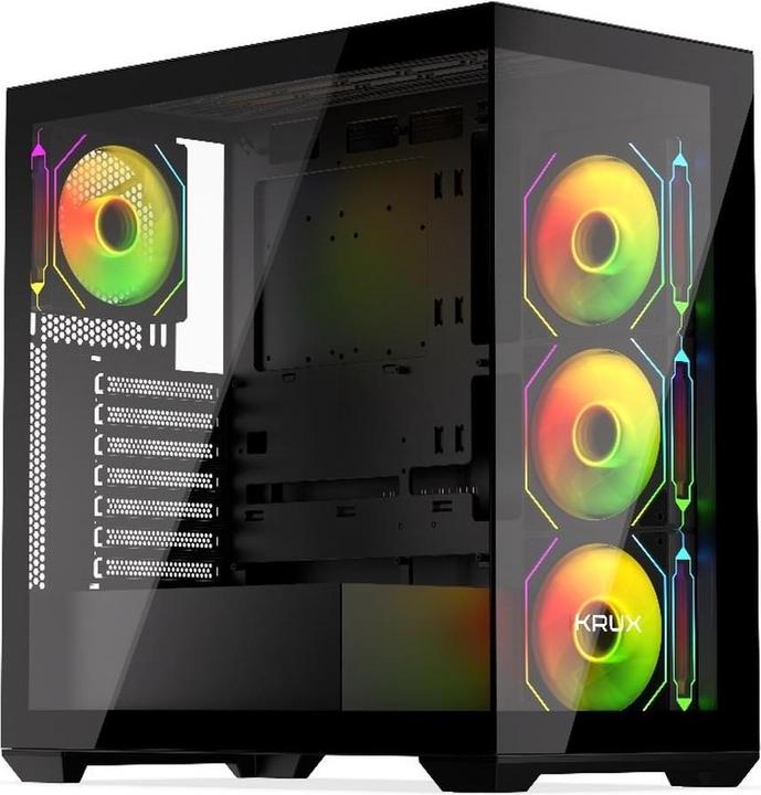 Actual product image Krux Obudowa Exo (KRXD004) (mATX, Mini-ITX, ATX)