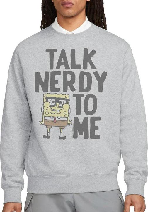 Immagine prodotto Spongebob Squarepants Talk Nerdy To Me Felpa Adulto Unisex (M)