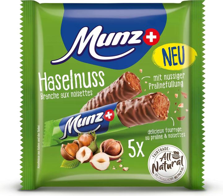 Munz Schokolade Prügeli Haselnuss 5 x 23 g (115 g)