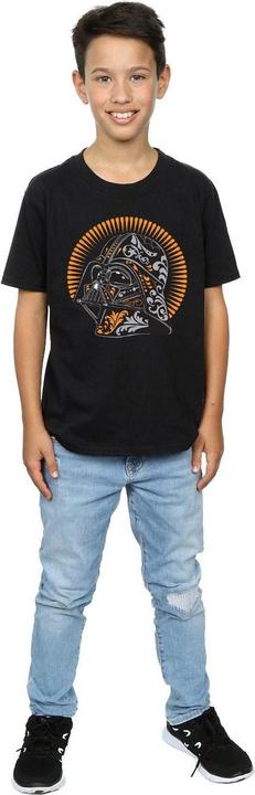 Actual product image Star Wars Boys Darth Vader Dia De Los Muertos T-Shirt (140, 146)