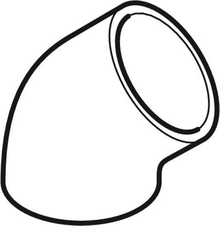 Produktbild Geberit PEH-Bogen 45 Grad Ø 50 mm
