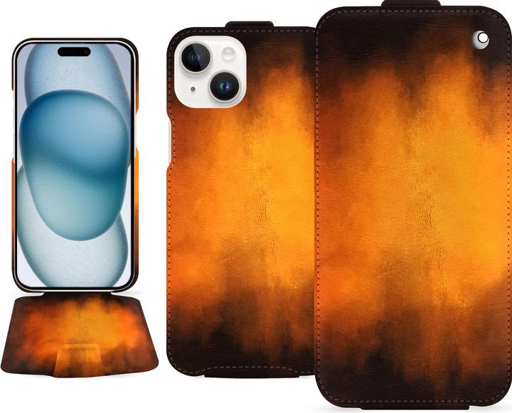 Image du produit Noreve Coque à rabat vertical en cuir (Apple iPhone 15)