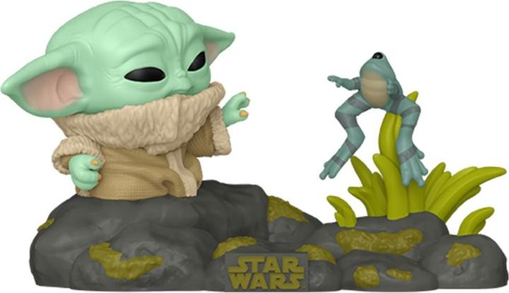 Image du produit Funko Deluxe Star Wars The Mandalorian Grogu with Frog