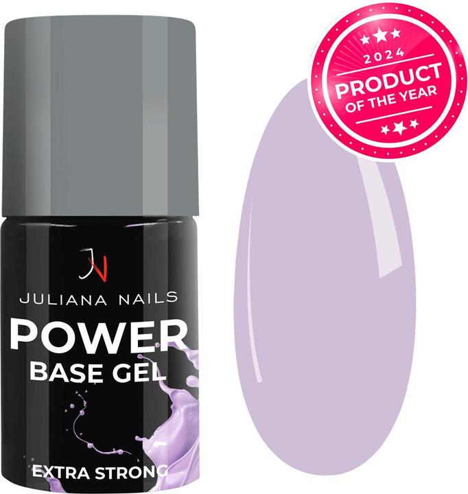 Immagine prodotto Juliana Nails Power Base Gel Pastello Lavanda (Lavanda Pastello, Smalto per unghie effetto gel)