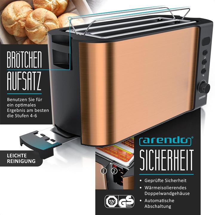 Produktbild Arendo Wasserkocher-Toaster-Eierkocher-Set (1.50 l)