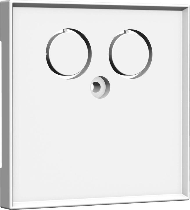 Image du produit Homeway Plaque centrale TV 55x55 55x55mm rws Insert/couvercle pour technique de communication 4250679716320
