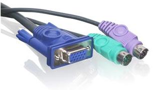 Actual product image Iogear PS/2 VGA KVM Cable 5m.