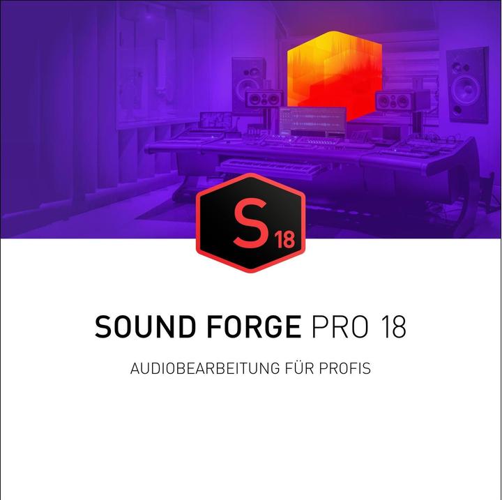 Magix SOUND FORGE Pro 18 Download Code (1 User, 1 Geräte/User, unbegrenzt)