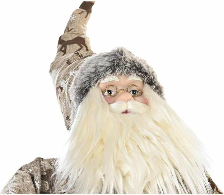 Actual product image DKD Home Decor Weihnachtsschmuck Rot Grau Holz Weihnachtsmann 42 x 22 x 48 cm (1 -part)