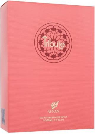Actual product image Afnan Tribute by Eau de Parfum Spray (Pink Box) 100 ml (Eau de parfum, 100 ml)