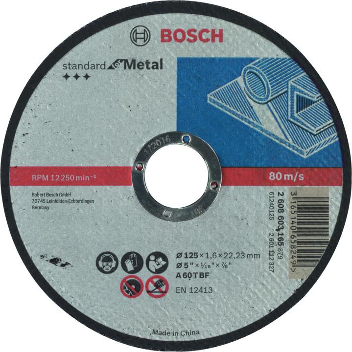 Bosch Professional Zubehör PRO Metal Trennscheibe, 125 x 1,6 x 22,23 mm