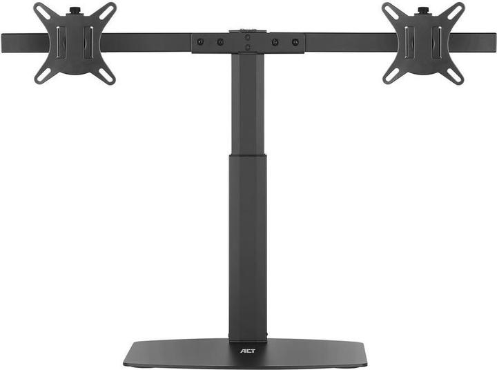 Monitor Desk Stand, 2 screens up to 27ö, with gas spring (Tisch, 27")
