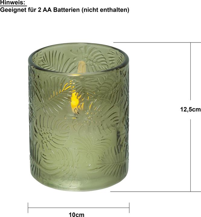 Produktbild Star Trading LED Pillar Kerze Flamme Leaf (1 x)