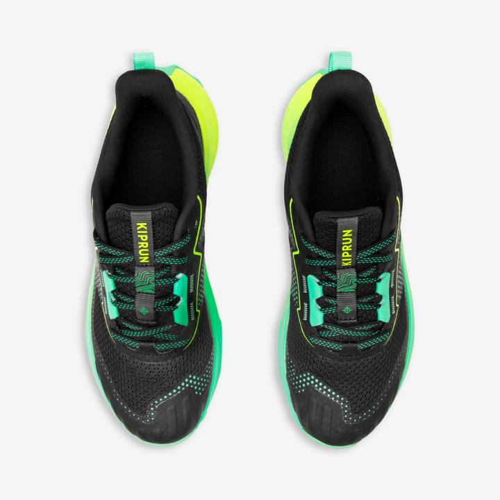 Image du produit Kiprun Chaussures de course Trailrunning Crosslauf Enfants - K500 Grip noir/vert (39)