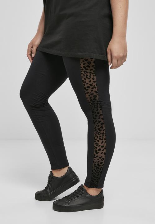 Image du produit Urban Classics Ladies Flock Lace Stripe Leggings (5XL)
