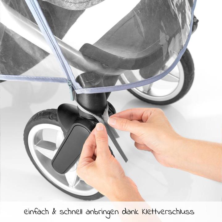 Actual product image Zamboo Regenschutz Universal Regenschutz Premium für Buggy und Sportwagen