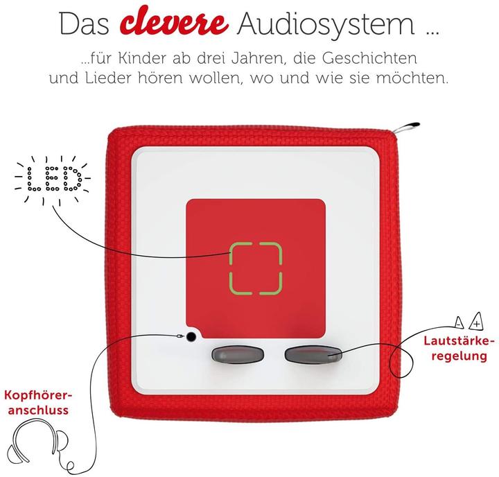 Actual product image Tonies Toniebox Starter Set Red (Creative Tone) (German)
