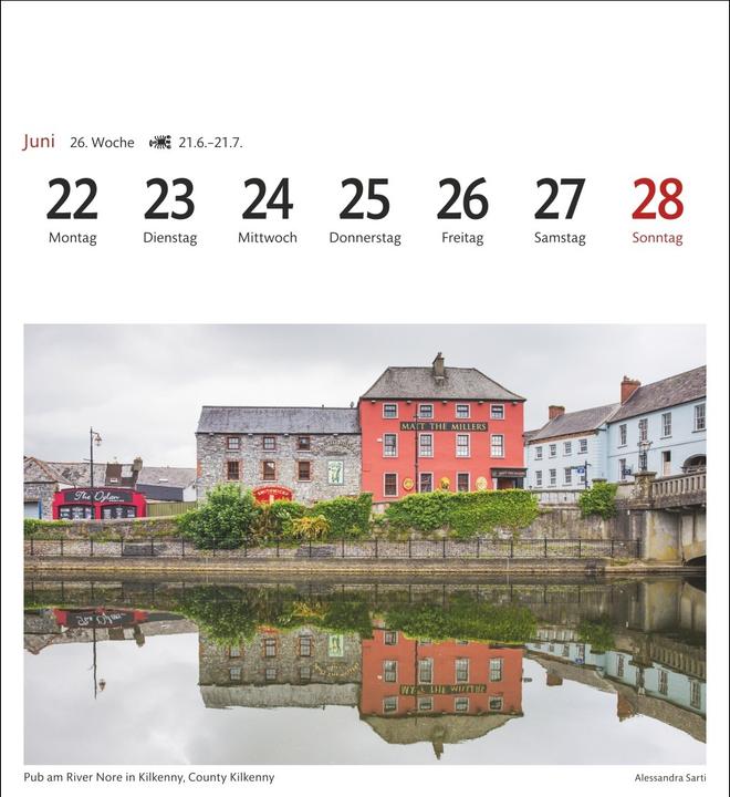 Image du produit Harenberg Irland Sehnsuchtskalender 2026 - Wochenkalender mit 53 Postkarten (Allemand)