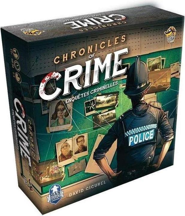 Produktbild Corax Games 1021936 - Chronicles of Crime, Brettspiel für 1 - 4 Spieler ab 14 Jahren (DE-Ausgabe) (Deutsch)