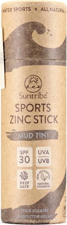 Suntribe Bio-Sonnenstift Tinted (Sonnenstick, Sonnencreme Gesicht, SPF 30, 33 ml, 30 g)