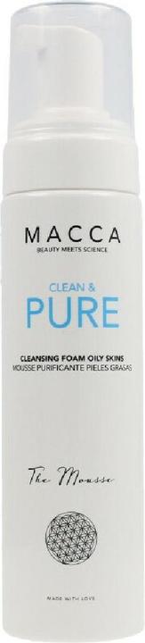 Macca Cosmetics CLEAN & PURE cleansing foam oily skins 200 ml (Schaum, 200 ml)
