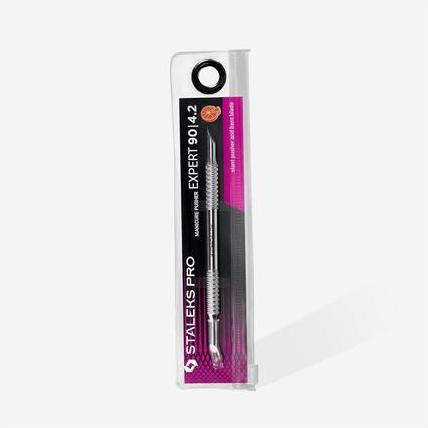Produktbild PRO Nagelhautschieber Maniküre Pediküre Staleks Expert Pe-90/4.2 Schrägschieber und gebogene Klinge