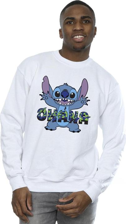 Immagine prodotto Disney Lilo And Stitch Ohana Blue Glitch Felpa Uomo (M)