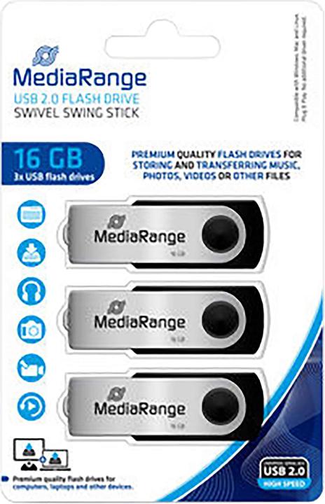 Produktbild MediaRange MR910-3 (16 GB, USB-A)