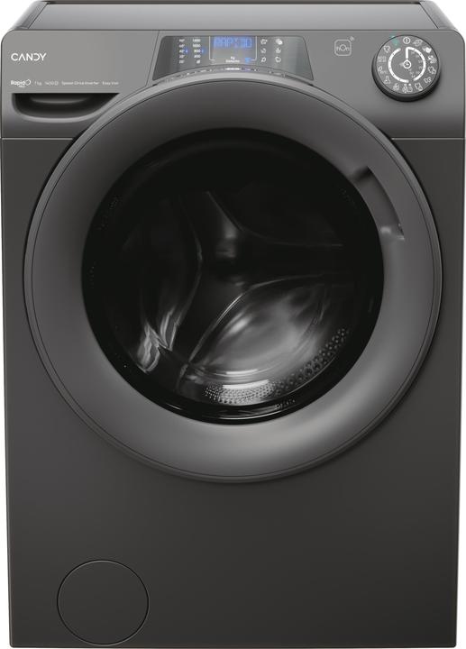 Image du produit Candy RP4 476BWMRR/1-S Lave-linge, A, chargement frontal, profondeur 45 cm, 7 kg, Anthracite (7 kg, Gauche, Prise UE)