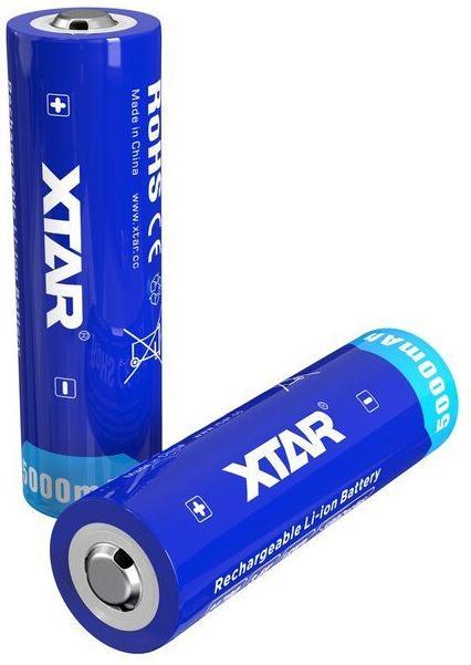 Image du produit Xtar Batterie 5000mAh 3.6V 21700 avec PCB (1 pcs, Spécifique à l'appareil, 5000 mAh)
