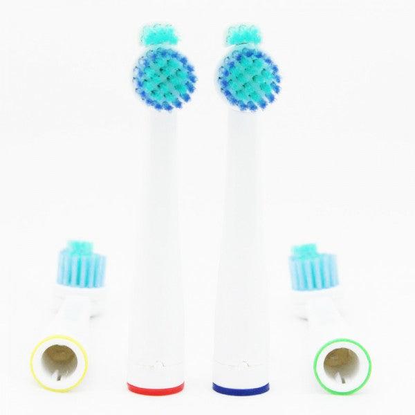 Hermex 4er Packung Aufsteckbürsten kompatibel für Philips Sensiflex HX2012 HX1600 HX2012/30 (4 x)