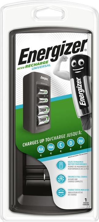 Actual product image Energizer Universal Charger (1 pcs., D, C, AAA, AA, Chargers without battery)
