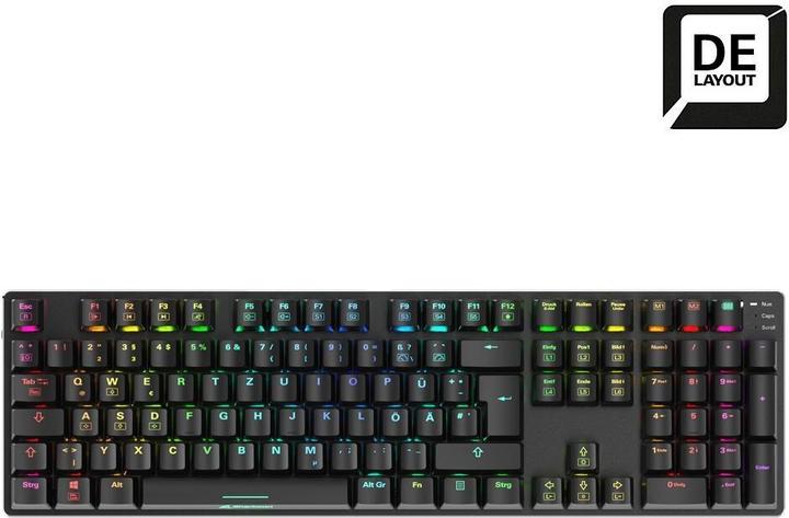 Actual product image Sharkoon SKILLER SGK36W Red EN (DE, Wireless)
