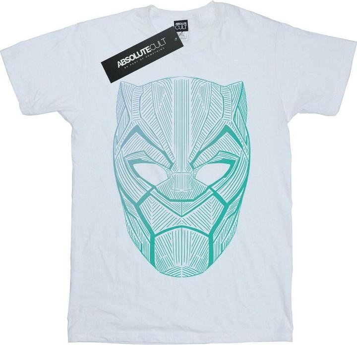 Jungen Schwarzer Panther Tribal Maske TShirt