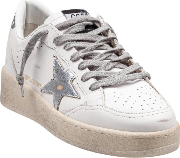 Immagine prodotto Golden Goose ballstar sneakers in leather color white and silver (38)