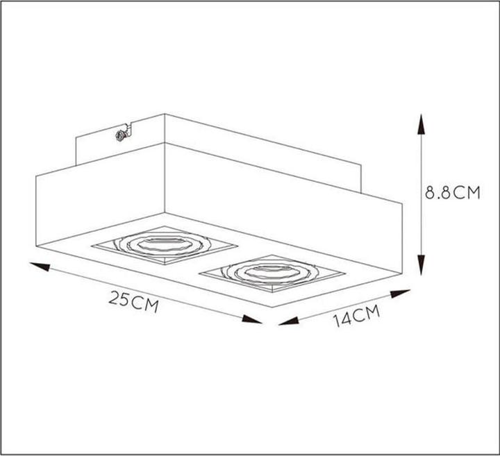 Image du produit Lucide Xirax (320 lm, GU10)